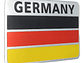 Emblema Alemania Logo Bandera Germany Autos Motos Etc 8x5 cm - Miniatura 3