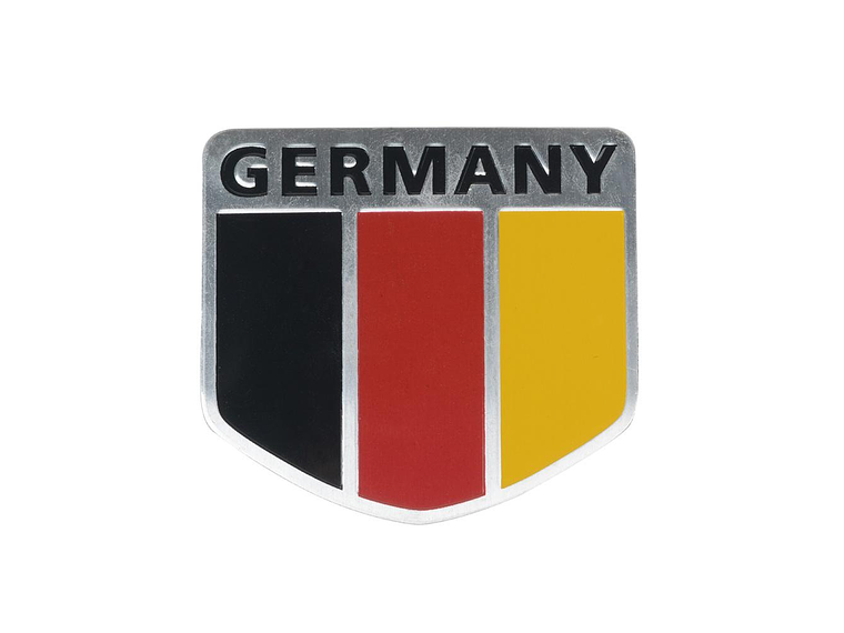 Emblema Alemania Logo Bandera Germany Autos Motos Etc 5x5 cm A 1