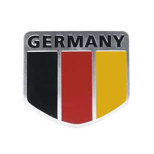 Emblema Alemania Logo Bandera Germany Autos Motos Etc 5x5 cm A