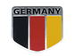 Emblema Alemania Logo Bandera Germany Autos Motos Etc 5x5 cm A - Miniatura 1