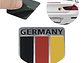 Emblema Alemania Logo Bandera Germany Autos Motos Etc 5x5 cm A - Miniatura 3