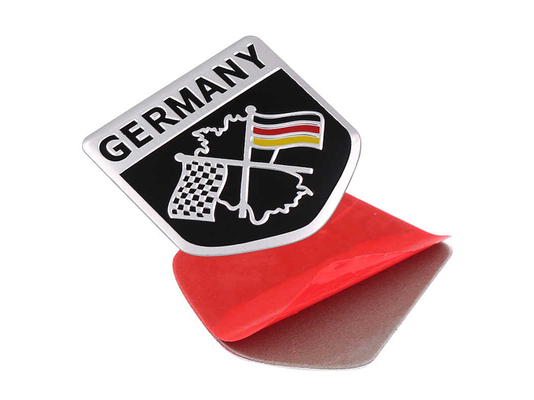 Emblema Alemania Logo Bandera Germany Autos Motos Etc 5x5 cm B 3