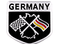 Emblema Alemania Logo Bandera Germany Autos Motos Etc 5x5 cm B - Miniatura 1