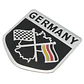 Emblema Alemania Logo Bandera Germany Autos Motos Etc 5x5 cm B - Miniatura 4