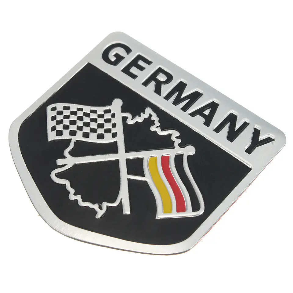 Emblema Alemania Logo Bandera Germany Autos Motos Etc 5x5 cm B 4