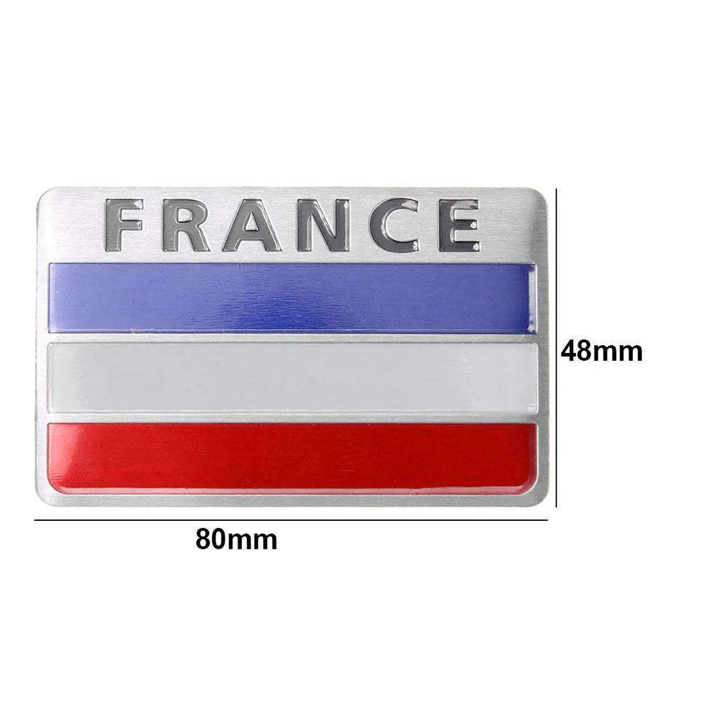 Emblema Francia Logo Bandera France Autos Motos Etc 8x5 cm 2
