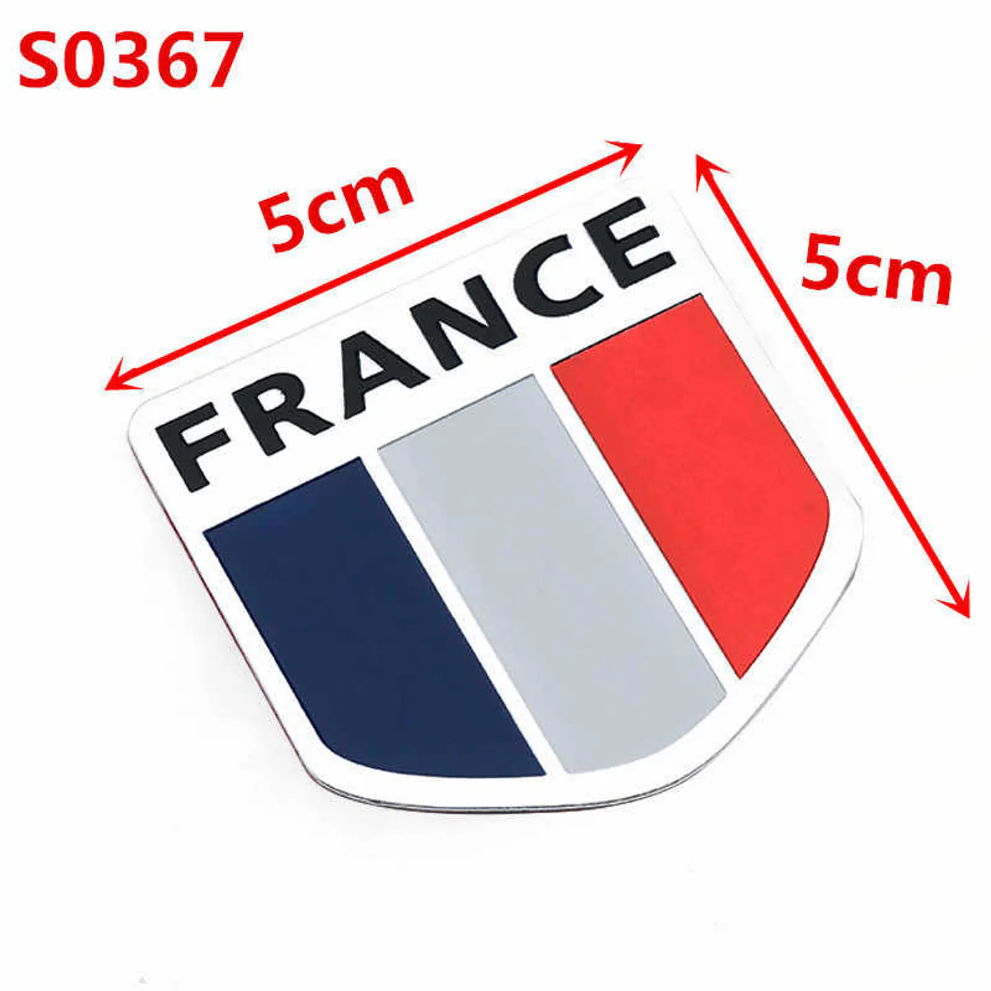Emblema Francia Logo Bandera France Autos Motos Etc 5x5 cm 2