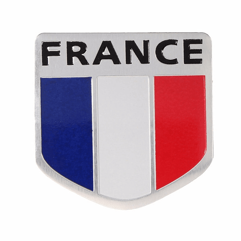 Emblema Francia Logo Bandera France Autos Motos Etc 5x5 cm