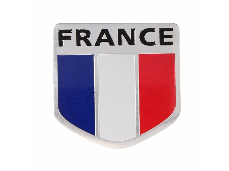 Emblema Francia Logo Bandera France Autos Motos Etc 5x5 cm 1