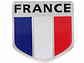 Emblema Francia Logo Bandera France Autos Motos Etc 5x5 cm - Miniatura 1