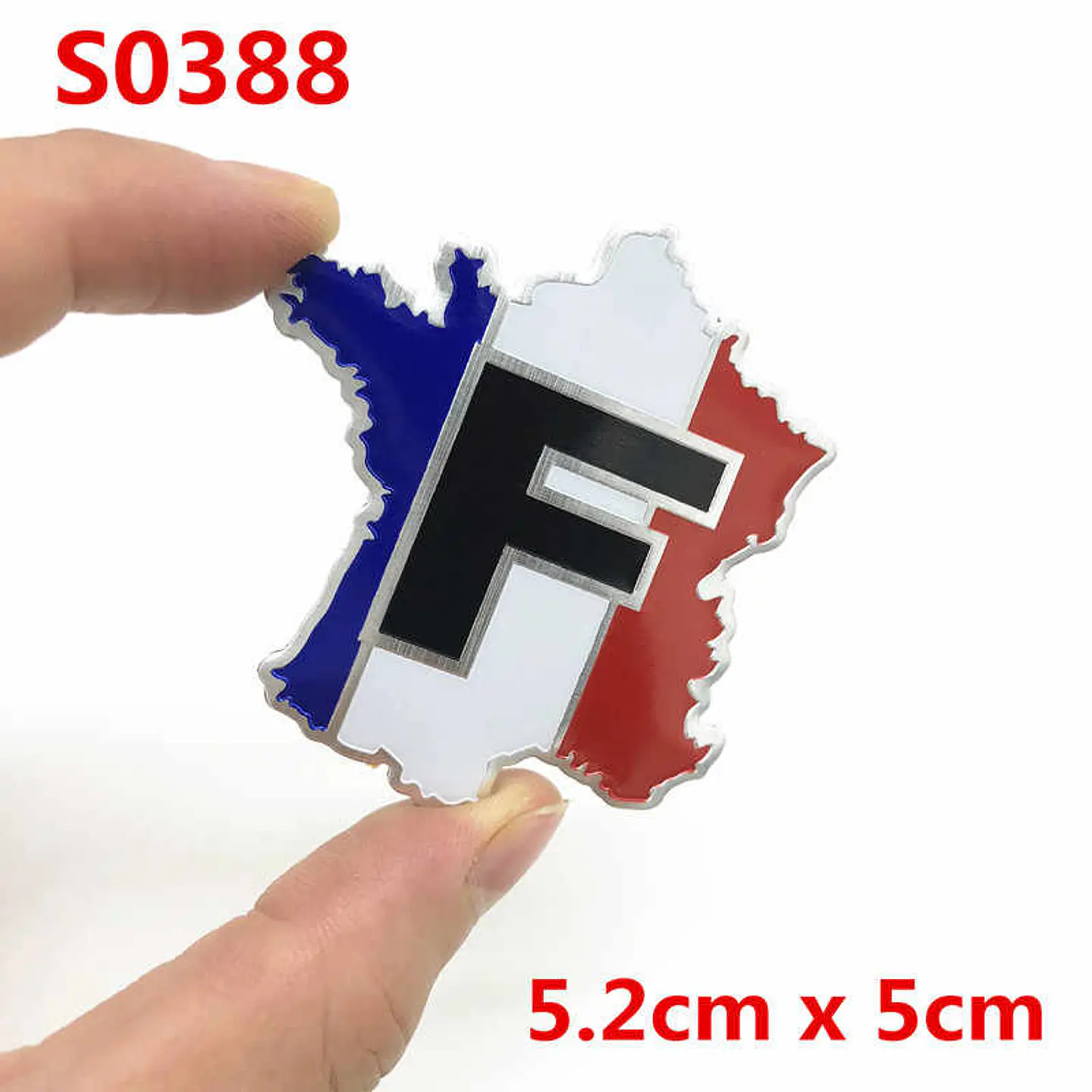 Emblema Francia Logo Bandera France Autos Motos Etc 5.2x5 cm 2