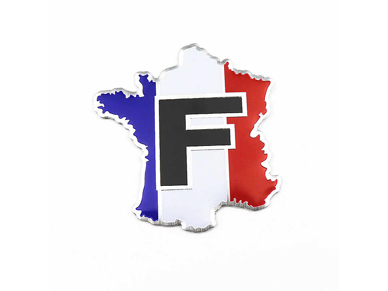 Emblema Francia Logo Bandera France Autos Motos Etc 5.2x5 cm 1