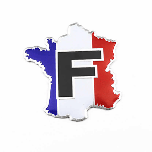 Emblema Francia Logo Bandera France Autos Motos Etc 5.2x5 cm