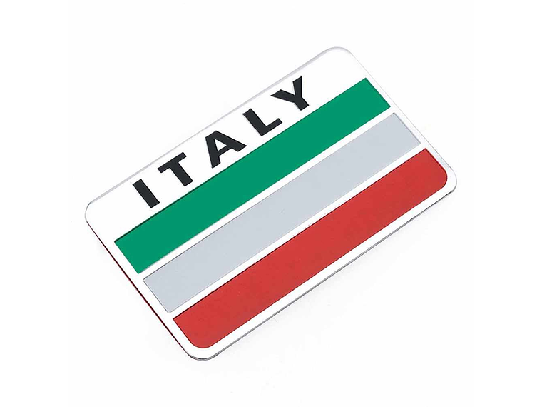 Emblema Italia Logo Bandera Italy Autos Motos Etc 8x5 cm 1