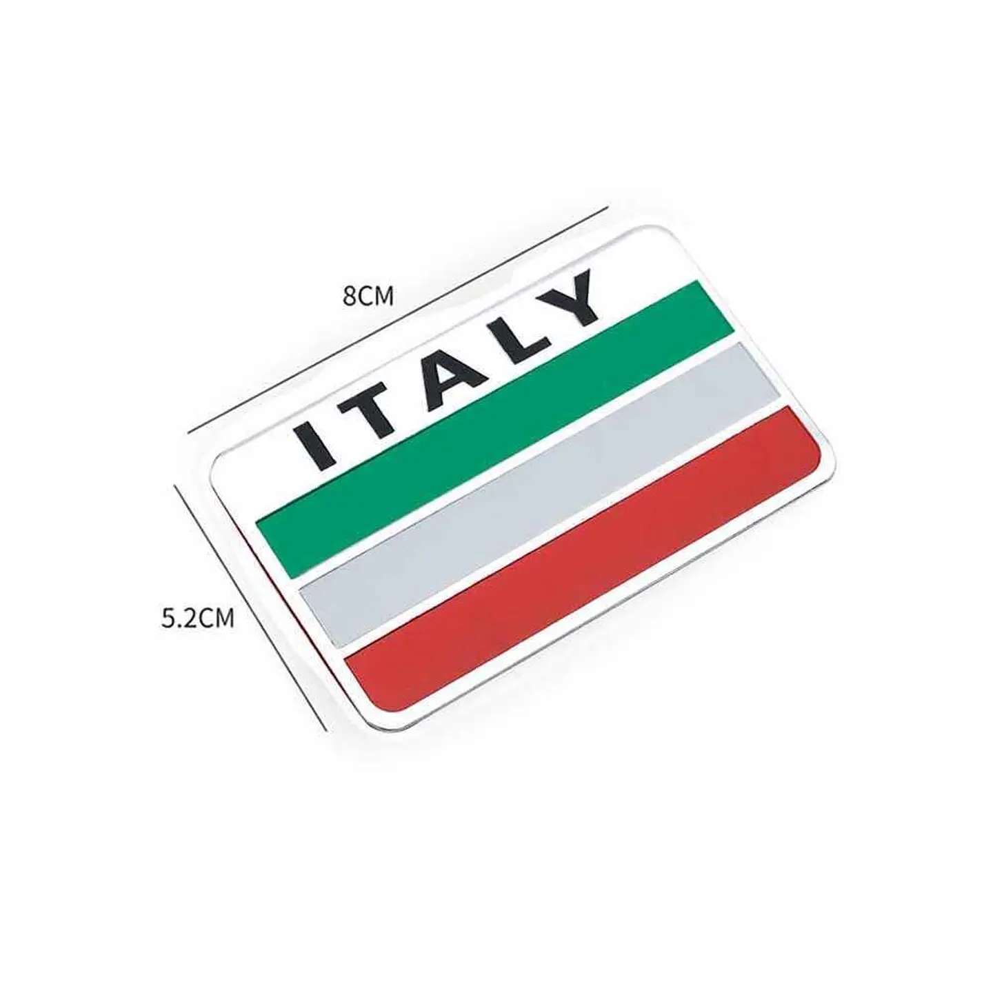 Emblema Italia Logo Bandera Italy Autos Motos Etc 8x5 cm 2