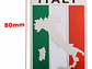 Emblema Italia Logo Bandera Italy Autos Motos Etc 5x8 cm - Miniatura 2