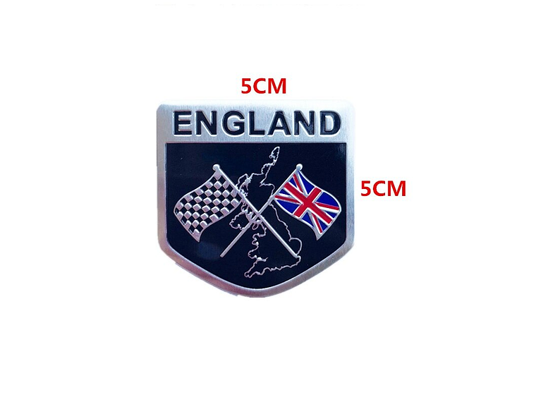 Emblema Inglaterra Logo Bandera England Autos Motos Etc 5x5 Cm B 2
