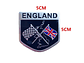Emblema Inglaterra Logo Bandera England Autos Motos Etc 5x5 Cm B - Miniatura 2