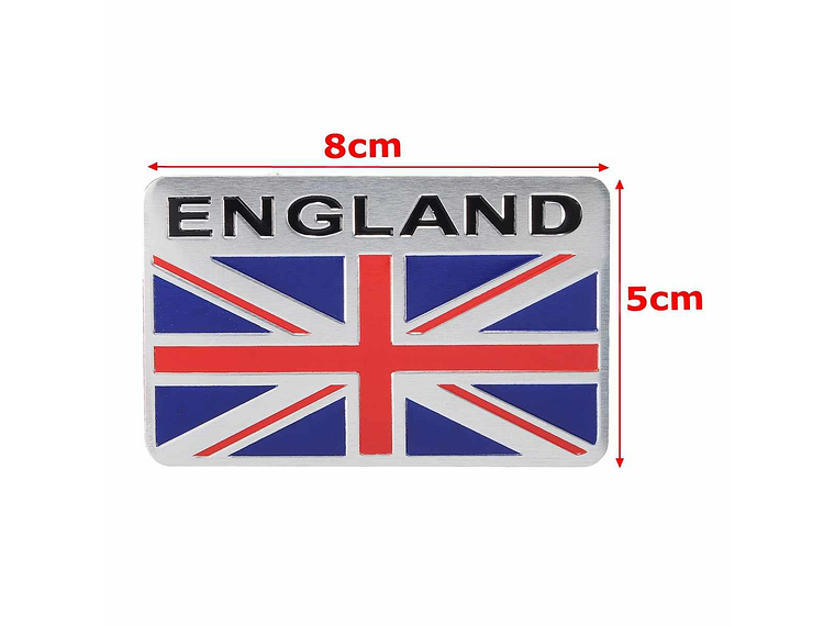 Emblema Inglaterra Logo Bandera England Autos Motos Etc 5x8 Cm  2