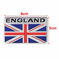 Emblema Inglaterra Logo Bandera England Autos Motos Etc 5x8 Cm  - Miniatura 2