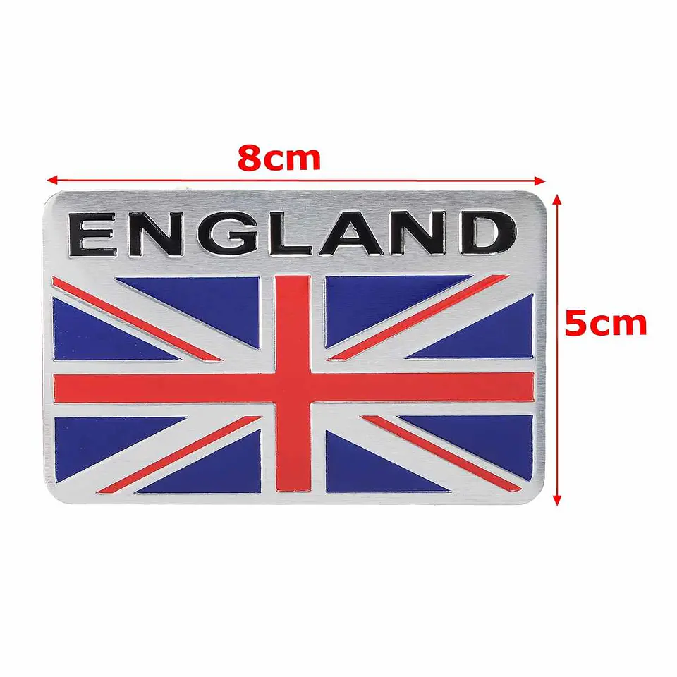 Emblema Inglaterra Logo Bandera England Autos Motos Etc 5x8 Cm  2