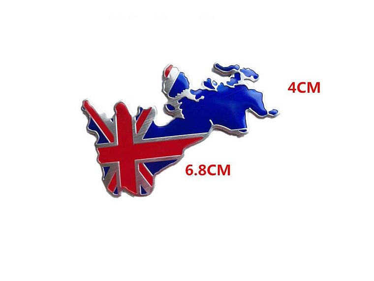 Emblema Inglaterra Logo Bandera England Autos Motos Etc 4x6.8 Cm  1