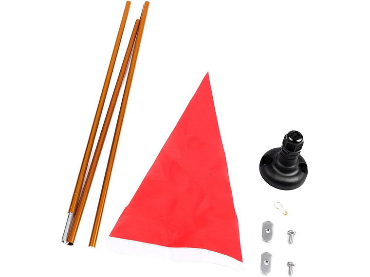 Kit Bandera Seguridad Para Kayak Botes Canoas Etc 3