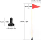 Kit Bandera Seguridad Para Kayak Botes Canoas Etc - Miniatura 1