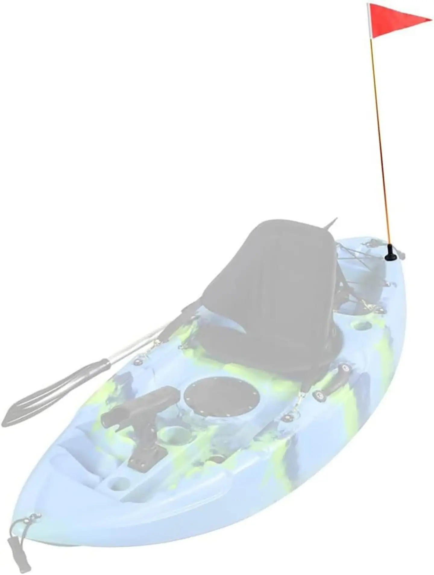 Kit Bandera Seguridad Para Kayak Botes Canoas Etc 5