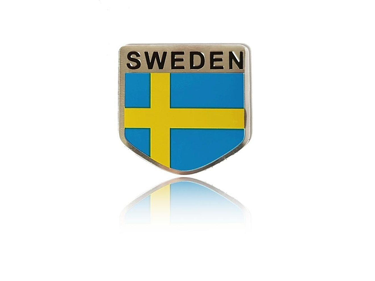 Emblema Suecia Logo Bandera Sweden Autos Motos Etc 5x5 cm 1