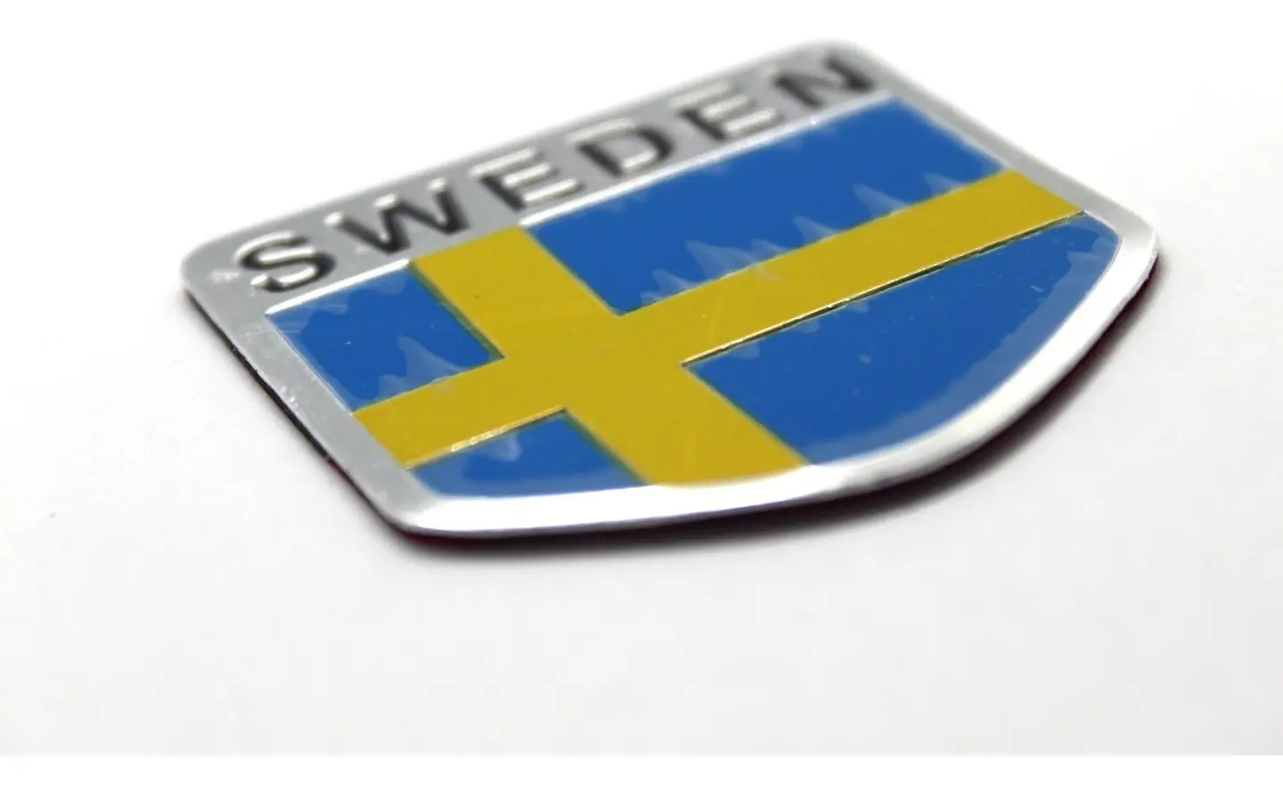Emblema Suecia Logo Bandera Sweden Autos Motos Etc 5x5 cm 2