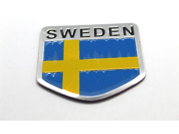 Emblema Suecia Logo Bandera Sweden Autos Motos Etc 5x5 cm 3