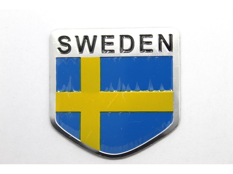 Emblema Suecia Logo Bandera Sweden Autos Motos Etc 5x5 cm 4