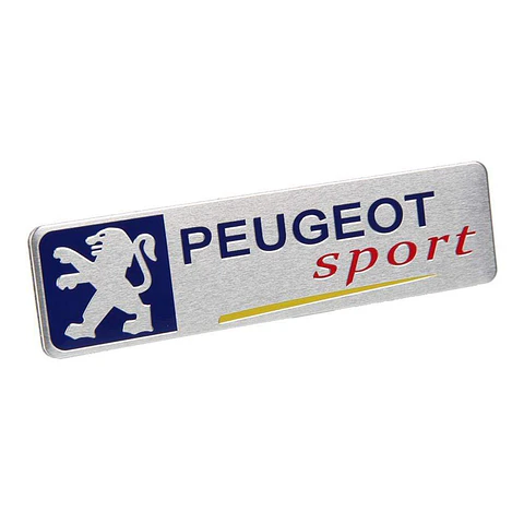 Logo Emblema Para Peugeot Sport 12x2.6 Cm A