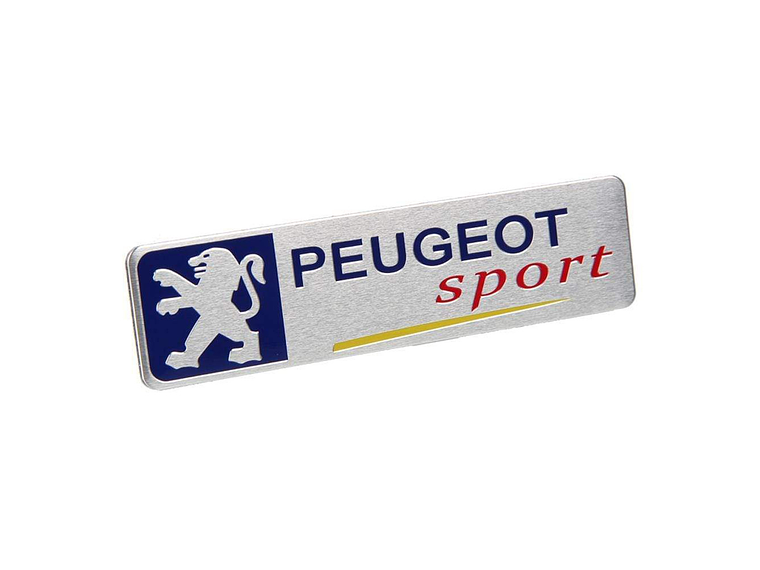 Logo Emblema Para Peugeot Sport 12x2.6 Cm A 1
