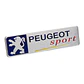 Logo Emblema Para Peugeot Sport 12x2.6 Cm A - Miniatura 1
