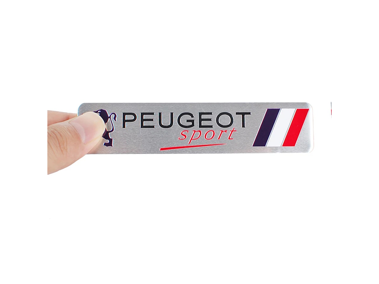 Logo Emblema Para Peugeot Sport 12x2.6 Cm B 2