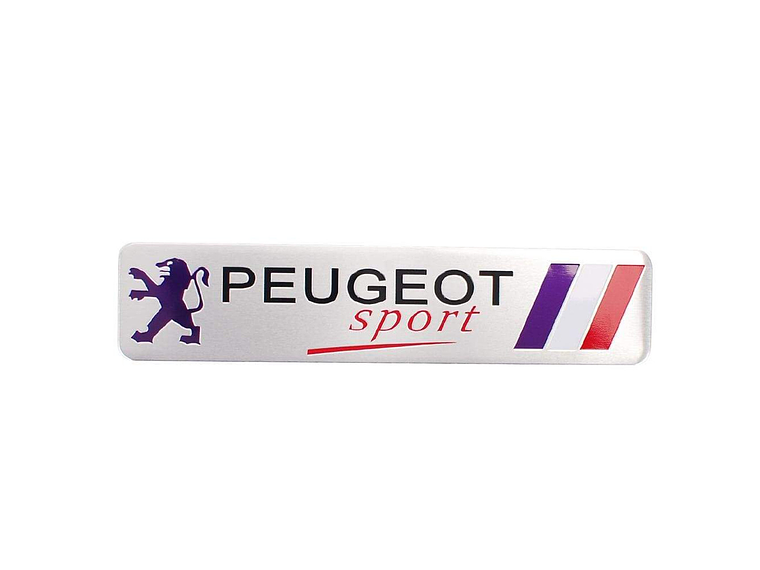 Logo Emblema Para Peugeot Sport 12x2.6 Cm B 3