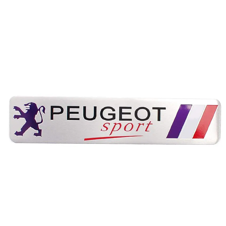 Logo Emblema Para Peugeot Sport 12x2.6 Cm B 3