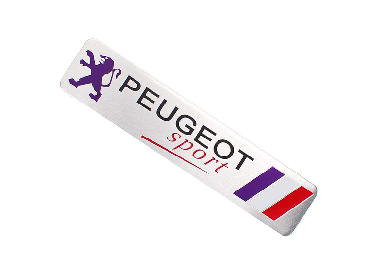 Logo Emblema Para Peugeot Sport 12x2.6 Cm B 1