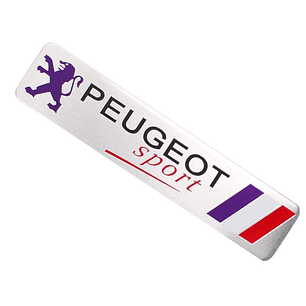 Logo Emblema Para Peugeot Sport 12x2.6 Cm B