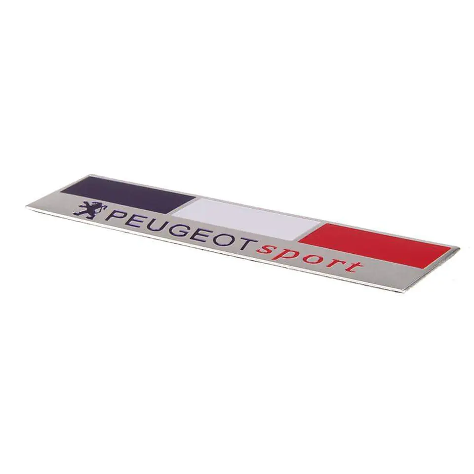 Logo Emblema Para Peugeot Sport 12x2.6 Cm C 1