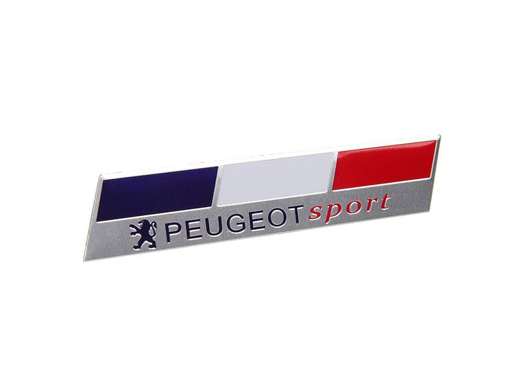 Logo Emblema Para Peugeot Sport 12x2.6 Cm C 2