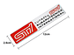 Emblema Logo Para Subaru Tecnica Intenational Sti 12x2.6cm - Miniatura 3