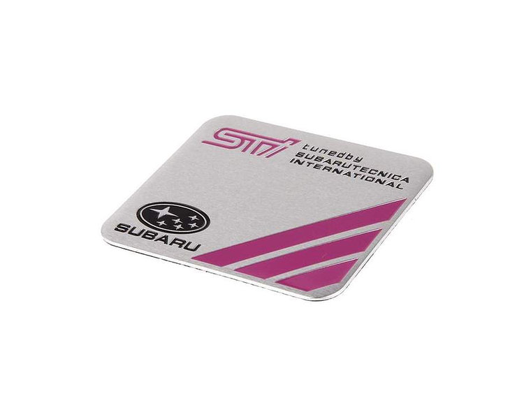 Logo Emblema Para Sti Subaru Tecnica International 6x5.5cm 1