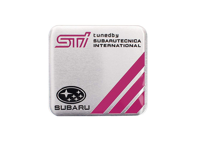 Logo Emblema Para Sti Subaru Tecnica International 6x5.5cm 2