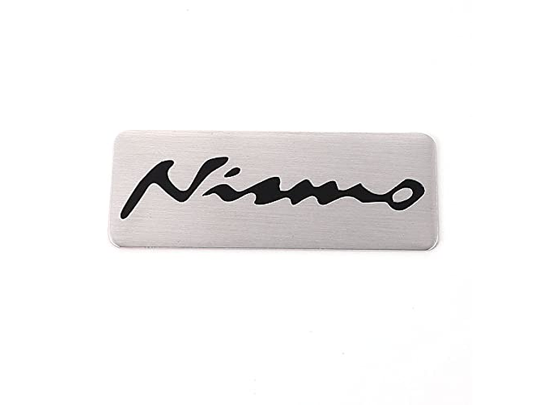 Emblema Logo Para Nissan Nismo 8x3 Cm 2