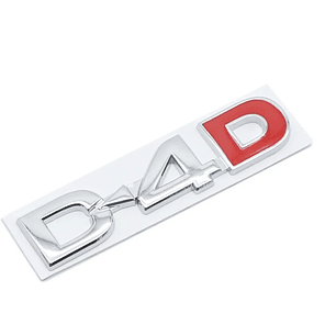 Emblema Logo D-4d Para Toyota Hilux D4d 9.9x2.3cm