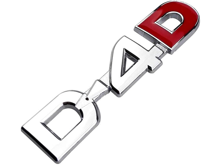 Emblema Logo D-4d Para Toyota Hilux D4d 9.9x2.3cm 2