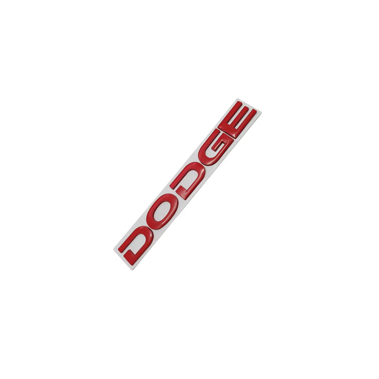Logo Emblema Para Dodge 20x2.4cm Metálico Rojo 2